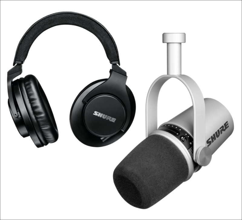 Content Creator Headphone Combo - Silver/Black